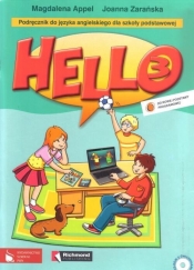 Hello! 3. Podręcznik. Podręcznik do języka angielskiego dla szkoły podstawowej - Appel Magdalena, Zarańska Joanna