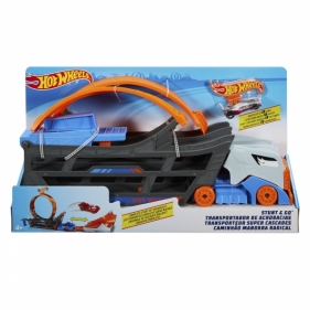 Hot Wheels: Ciężarówka z pętlą + samochodzik