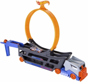 Hot Wheels: Ciężarówka z pętlą + samochodzik