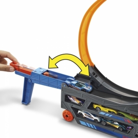 Hot Wheels: Ciężarówka z pętlą + samochodzik