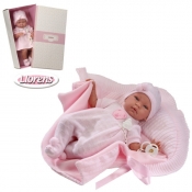 LLORENS Lalka noworodek 40 cm płaczący (74008)