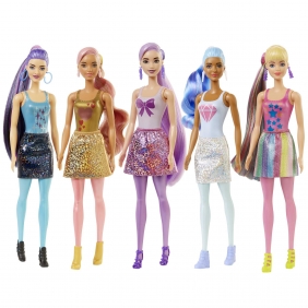 Barbie: Color Reveal - Brokatowa lalka Barbie (GTR93)