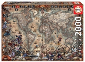 Puzzle 2000 elementów Mapa piratów (18008)