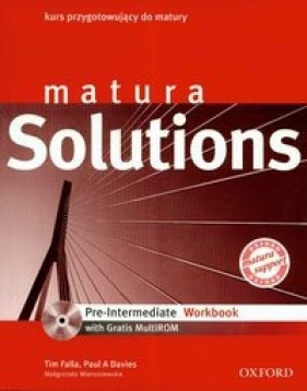 Matura Solutions Pre Intermediate Workbook + CD - Falla Tim, Paul Davies, Wieruszewska Małgorzata