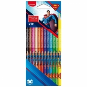Kredki ołówkowe - Superman, 12 kolorów
