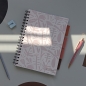 Kołozeszyt Strigo Pads Project Book B5 kratka Floral - beżowy