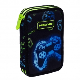 Piórnik podwójny bez wyposażenia HEAD Go Playing Neon, AC2
