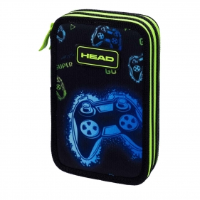Piórnik podwójny bez wyposażenia HEAD Go Playing Neon, AC2
