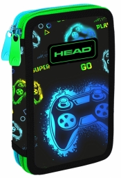 Piórnik podwójny bez wyposażenia HEAD Go Playing Neon, AC2