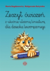 Zeszyt ćwiczeń z ukośnie ułożoną liniaturą dla... - Marta Bogdanowicz, Małgorzata Rożyńska