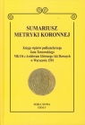 Sumariusz metryki koronnej Tom 5