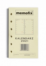Kalendarz 2021 Memofix wkład do organizera