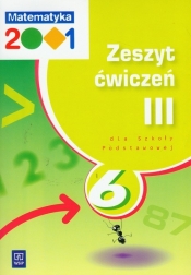 Matematyka 2001 6 Zeszyt ćwiczeń część 3 - Dąbrowski Mirosław