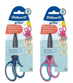 Nożyczki Griffix praworęczne 14cm mix