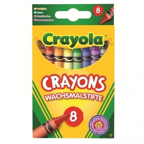 Kredki świecowe Crayola, 8 kolorów (0008)