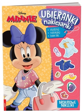 Minnie. Ubieranki, naklejanki