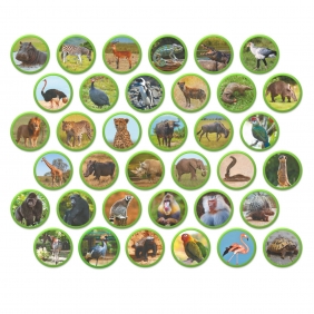 Zestaw magnesów Montessori - Zwierzęta na kontynentach: Afryka (200284)