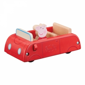 Świnka Peppa: Drewniany samochód, zestaw z figurką (PEP07208)