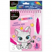 Magiczna kolorowanka wodna, wielorazowa - kotki (MWKWAKA)