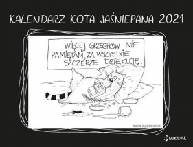 Kalendarz biurkowy Kota Jaśniepana 2021 - Gałęzia Magdalena