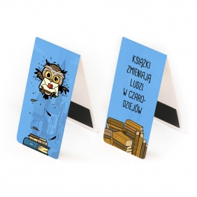 Zakładka magnetyczna – Książki zmieniają w czarodziejów