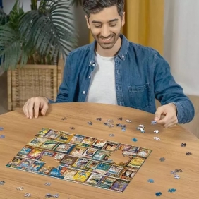Ravensburger, Puzzle 500: Vintage - Pocztówki (12000508)