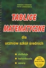 Tablice matematyczne dla uczniów szkół średnich