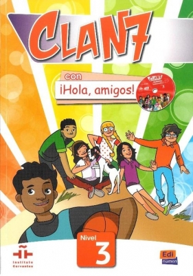 Clan 7 con Hola amigos 3 Podręcznik + kod Online - Castro Maria