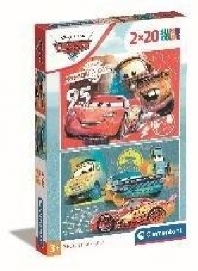 Puzzle 2x20 Super Kolor Cars