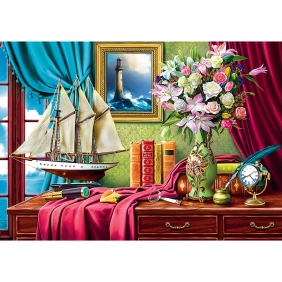 Puzzle 4000: Biurko odkrywców (45008)