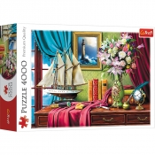 Puzzle 4000: Biurko odkrywców (45008)