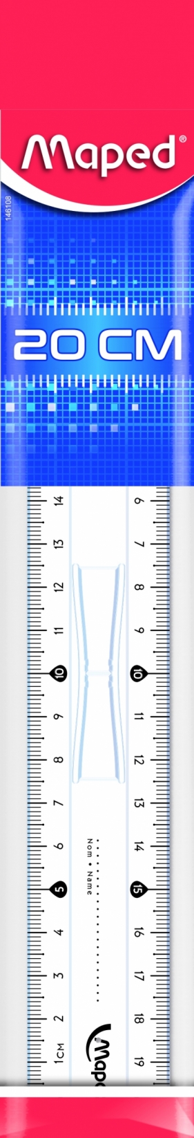 Linijka Maped Classic z uchwytem 20 Cm