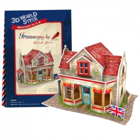Puzzle 3D: Domki świata - Wielka Brytania, Hardware Shop (306-23108)