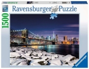 Ravensburger, Puzzle 1500: Zima w Nowym Jorku (17108)