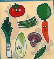 Naklejki Jumbo Owoce i warzywa