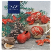 Serwetki Paw Lunch BN Holiday Time - mix 330mm x 330mm (SDL019540)