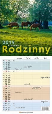 Kalendarz 2019 Wielopl. Śr - Rodzinny PP