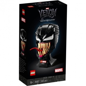 LEGO, Marvel Spider-Man - Głowa Venom (76187)