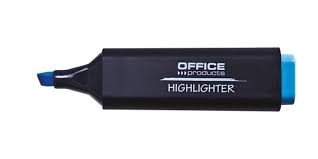 Zakreślacz Office Products niebieski (17055211-01)