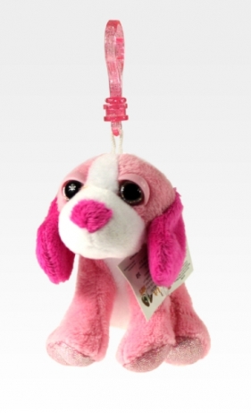 Breloczek różowy pies (02508)