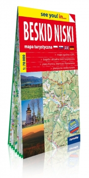 Beskid Niski papierowa mapa turystyczna 1:70 000