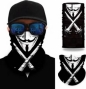 Chusta bandana antybakteryjna - miecze Anonymous