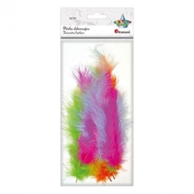 Piórka puch 11,8-15 cm mix 25szt