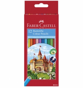 Kredki Zamek Faber-Castell, 12 kolorów