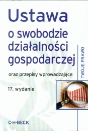 Ustawa o swobodzie działalności gospodarczej - <br />