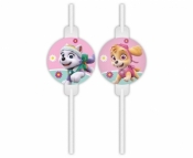 Rurki papierowe z medalionem Paw Patrol 4szt