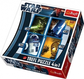 Star Wars: Clone Wars - Puzzle 4 w 1 (34108) - <br />