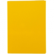 Teczka z szerokim grzbietem na rzep VauPe A4 kolor: żółty (323/08)