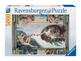 Ravensburger, Puzzle 5000: Michał Anioł Stworzenie Adama (174089)