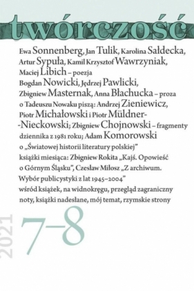 Twórczość 7-8/2021 - Opracowanie zbiorowe